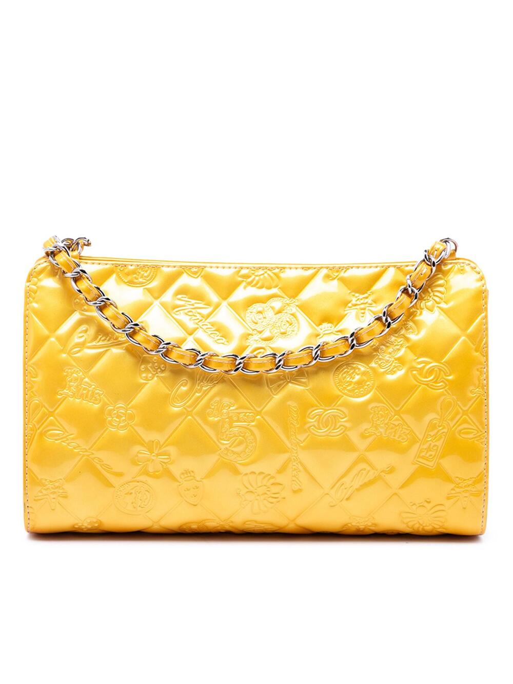 Chanel Quilted Patent Embossed Lucky #323001C12B